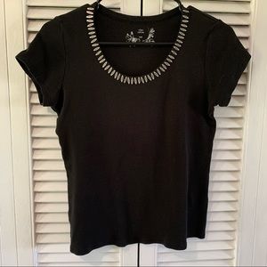 Cleo Petites Ladies Short Sleeve Sweater